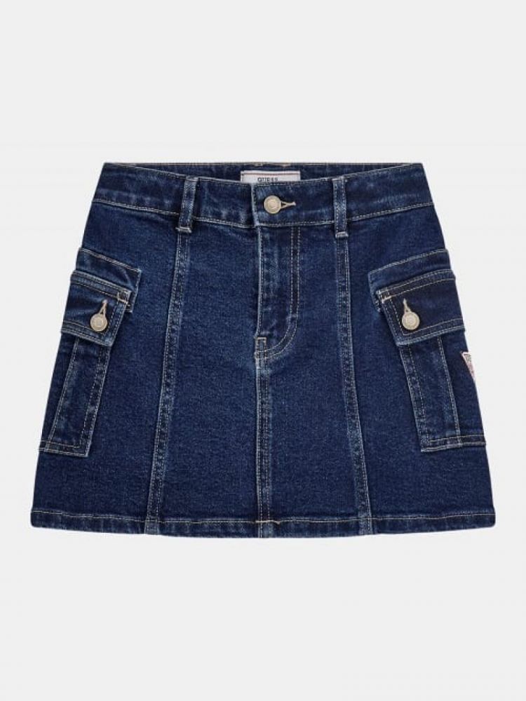 STRETCH DENIM SKIRT DENIM